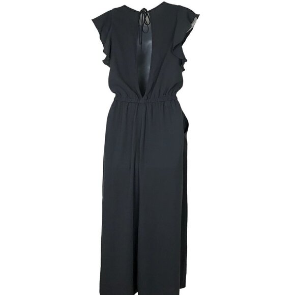 Wilfred Fleurette Dark Grey Jumpsuit Ruffled, wide-leg jumpsuit Size XS - Picture 5 of 7